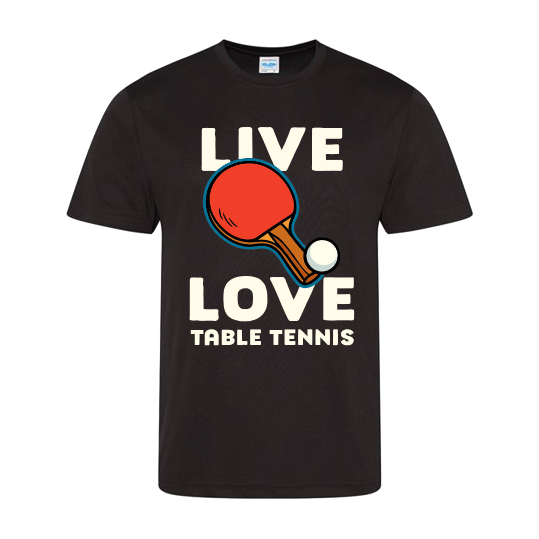 Live Love Table Tennis Tee