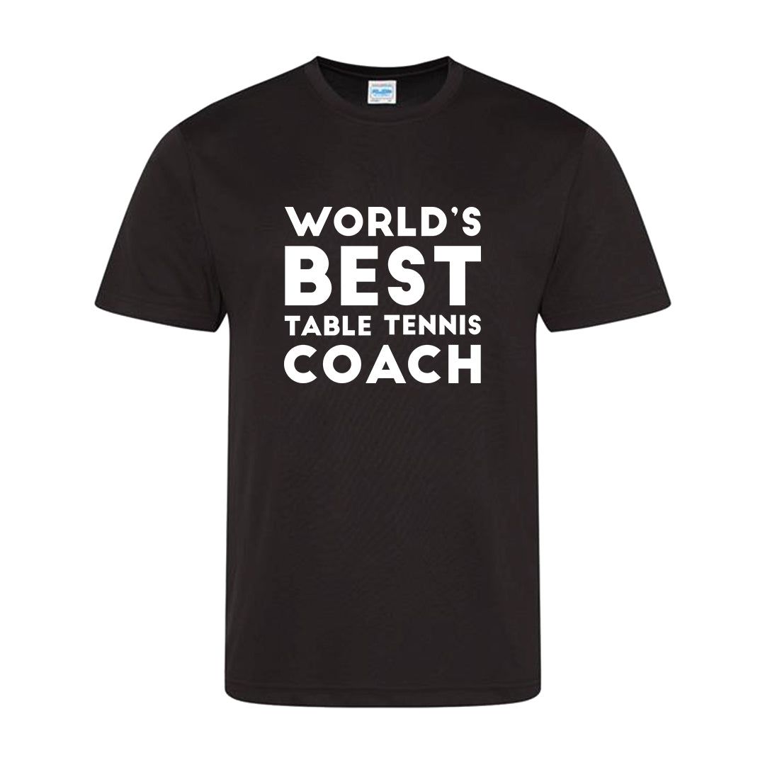 World’s Best Table Tennis Coach Tee