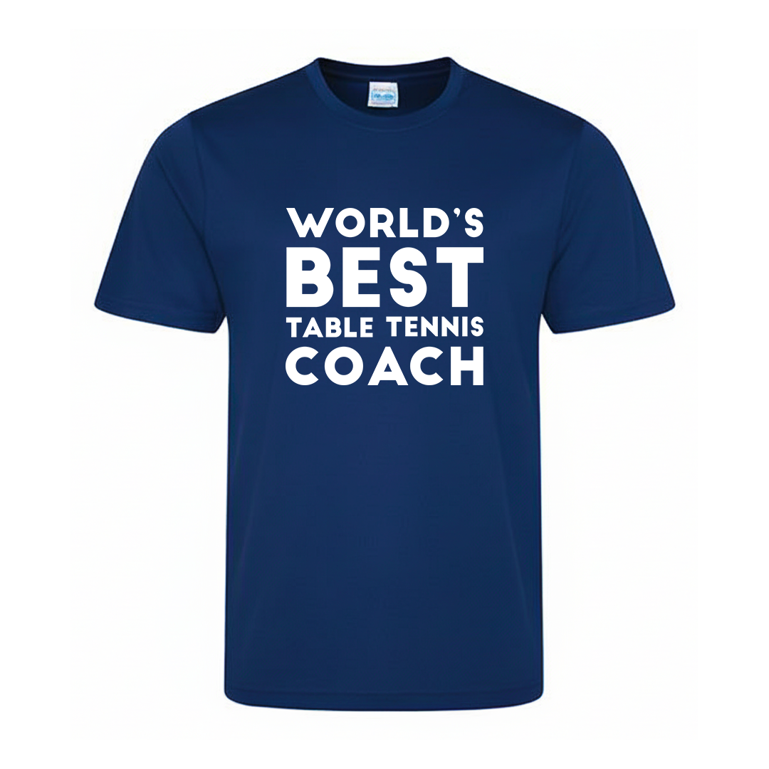 World’s Best Table Tennis Coach Tee