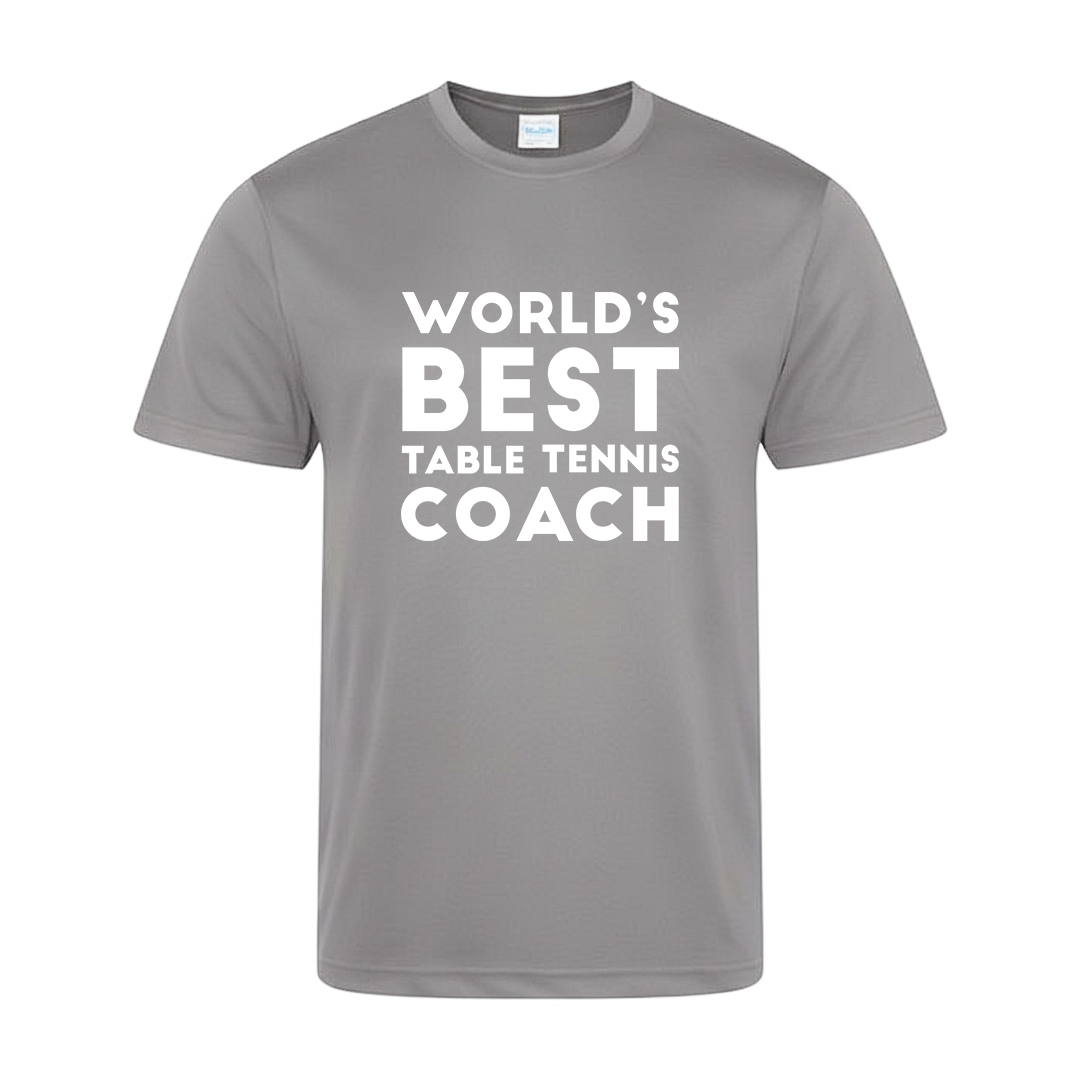 World’s Best Table Tennis Coach Tee