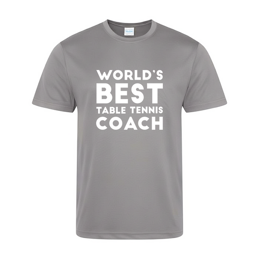 World’s Best Table Tennis Coach Tee