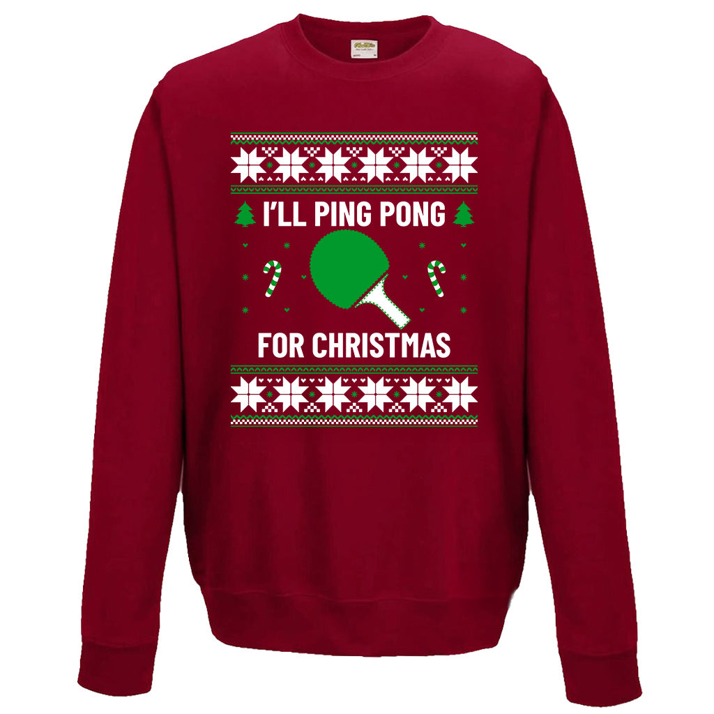 I’ll Ping Pong for Christmas Jumper