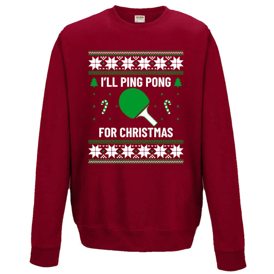 I’ll Ping Pong for Christmas Jumper