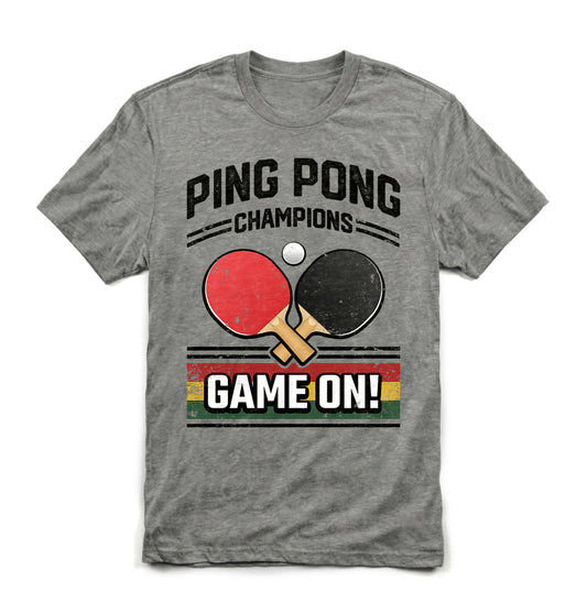 Ping Pong Game On Tee